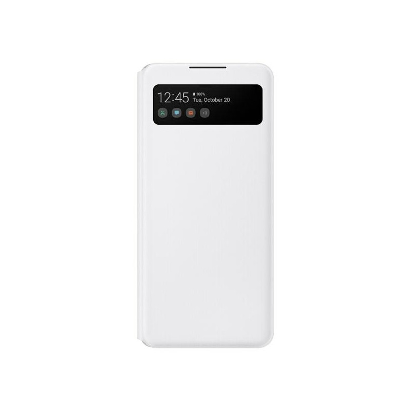 Etui Samsung S View Wallet Cover do Galaxy A42 5G białe