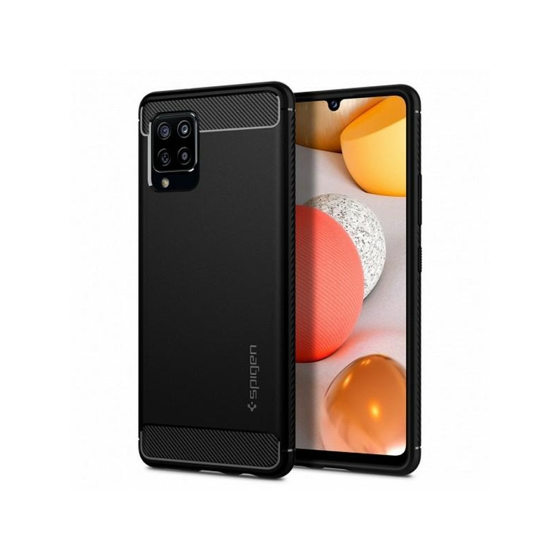 Etui Spigen Rugged Armor do Galaxy A42 5G, czarne