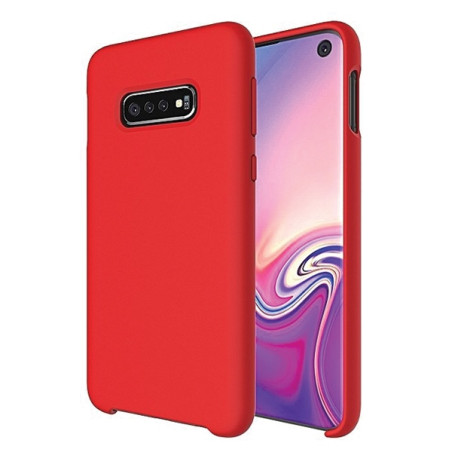 Etui Beline Silicone do Galaxy A41 czerwone