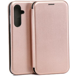Etui Beline Book Magnetic do Galaxy A35 różowo-złote