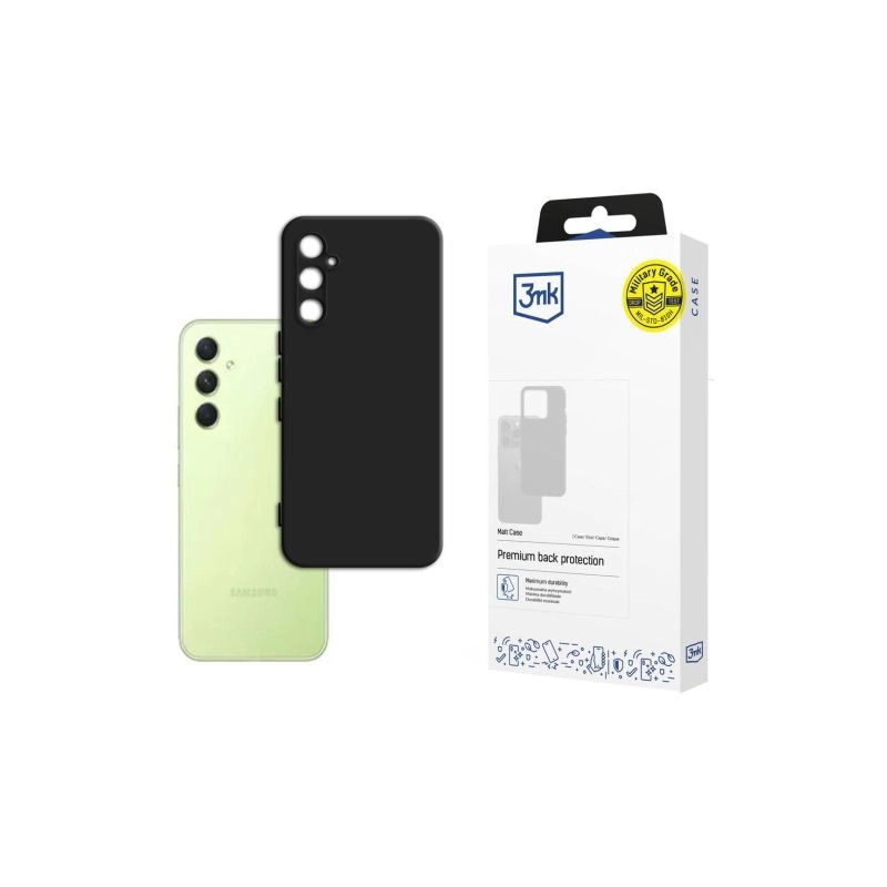 Etui 3MK Matt Case do Galaxy A34 5G, czarne