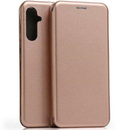 Etui Beline Book Magnetic do Galaxy A34 5G różowo-złote