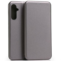 Etui Beline Book Magnetic do Galaxy A34 5G stalowe