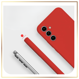 Etui Mercury Silicone do Galaxy A34 5G, czerwone