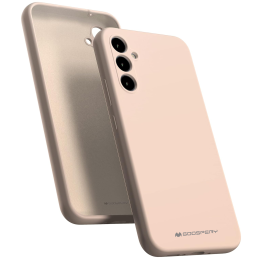 Etui Mercury Silicone do Galaxy A34 5G, różowo-piaskowe