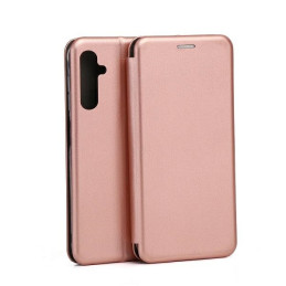 Etui Beline Book Magnetic do Galaxy A25 5G różowo-złote