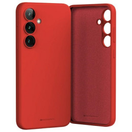 Etui Mercury Silicone do Galaxy A16, czerwone