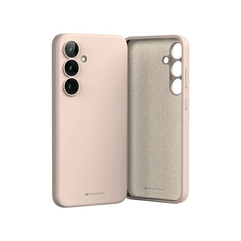 Etui Mercury Silicone do Galaxy A16, piaskowe
