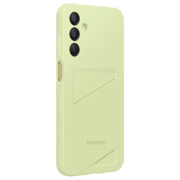 Etui Samsung Card Slot do Galaxy A15 limonke