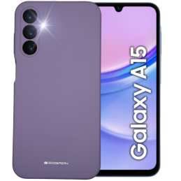 Etui Mercury Silicone do Galaxy A15 5G, fioletowe