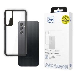 Etui 3MK SatinArmor+ Case do Galaxy A14 5G, przezroczyste z czarną ramką