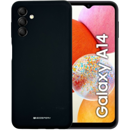 Etui Mercury Silicone do Galaxy A14 5G, czarne