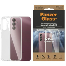 Etui antybakteryjne PanzerGlass ClearCase do Galaxy A14 5G, przezroczyste