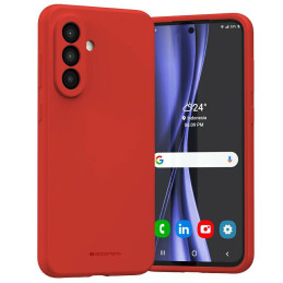 Etui Mercury Silicone do Galaxy A56 czerwony