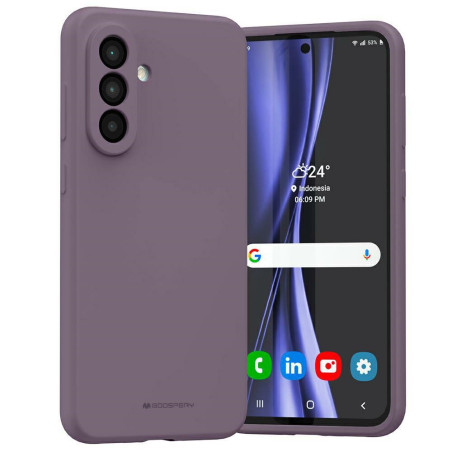 Etui Mercury Silicone do Galaxy A56 fioletowy