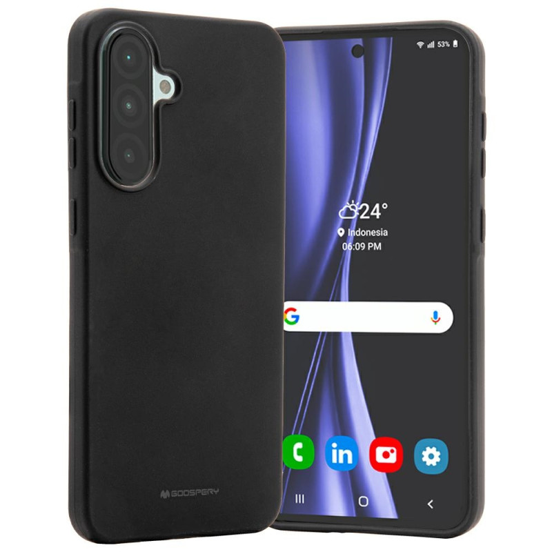 Etui Mercury Soft do Galaxy A56 czarny