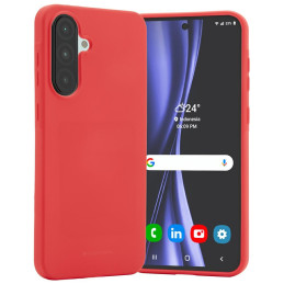 Etui Mercury Soft do Galaxy A56 czerwony