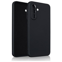 Etui Beline Silicone do Galaxy A36, czarne