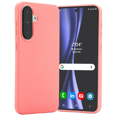 Etui Mercury Soft do Galaxy A36 różowy