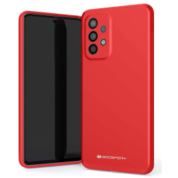 Etui Mercury Silicone do Galaxy A53 5G, czerwone