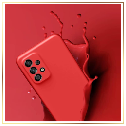 Etui Mercury Silicone do Galaxy A53 5G, czerwone