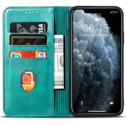 Etui bookcase Marv Wallet do Galaxy M55, zielone