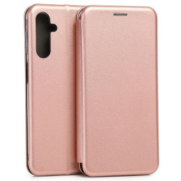 Etui Beline Book Magnetic do Galaxy M53 5G różowo-złote