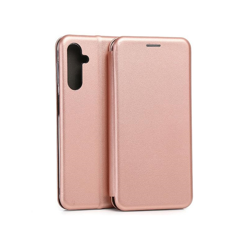 Etui Beline Book Magnetic do Galaxy M53 5G różowo-złote