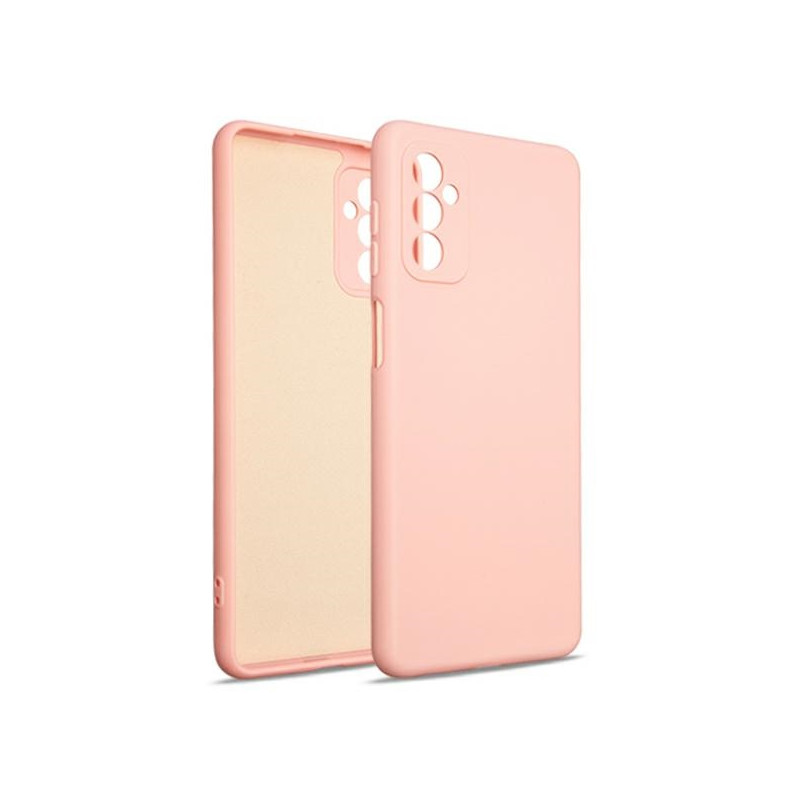 Etui Beline Silicone do Galaxy M52 rózowo-złote