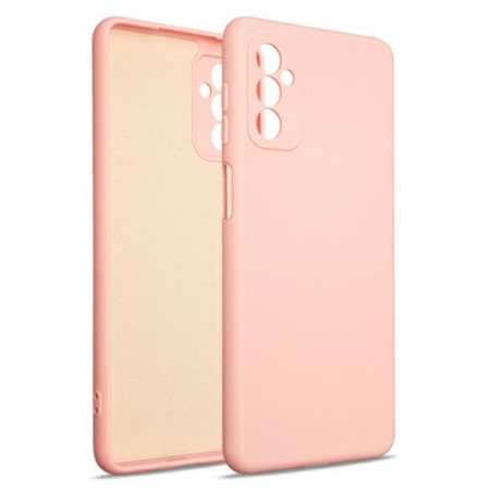 Etui Beline Silicone do Galaxy M52 rózowo-złote