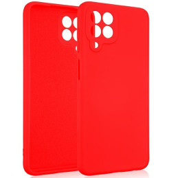 Etui Beline Silicone do Galaxy M33 5G czerwone
