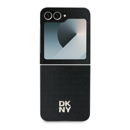 Etui DKNY Repeat Pattern Stack Logo do Samsung Galaxy Z Flip6, czarne