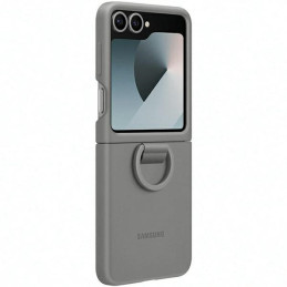 Etui Samsung Silicone Case with Ring do Galaxy Z Flip6 szary