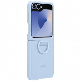 Etui Samsung Silicone Case with Ring do Galaxy Z Flip6 niebieski