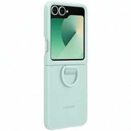 Etui Samsung Silicone Case with Ring do Galaxy Z Flip6 miętowy