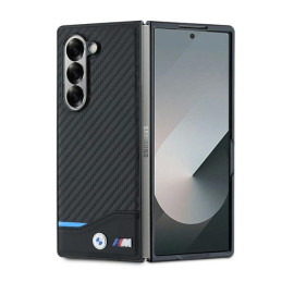 Etui BMW Magsafe Carbon do Galaxy Z Fold6,  czarne