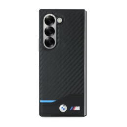 Etui BMW Magsafe Carbon do Galaxy Z Fold6,  czarne