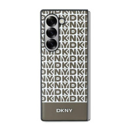 Etui DKNY Repeat Pattern Bottom Stripe do Galaxy Z Fold6,  brązowy/brown