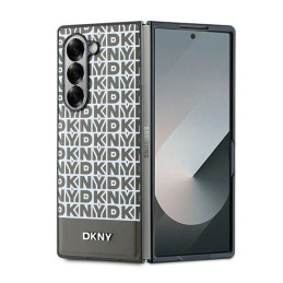 Etui DKNY Repeat Pattern Bottom Stripe do Galaxy Z Fold6,  brązowy/brown
