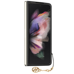 Etui Guess 4G Charms Collection do Samsung Galaxy Z Fold5, brown/brązowy
