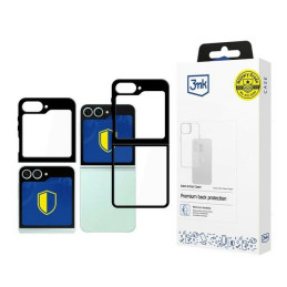 Etui 3MK SatinArmor+ Case do Galaxy Z Flip 6, przezroczyste z czarną ramką