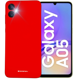 Etui Mercury Silicone do Galaxy A05, czerwone