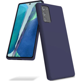Etui Mercury Silicone do Galaxy Note 20, granatowe