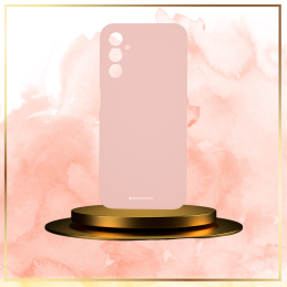 Etui Mercury Silicone do Galaxy A04s, różowo-piaskowe