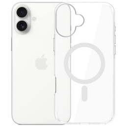 Nieżółknące etui 3MK EverClear MagCase do iPhone 16 Plus, przezroczyste