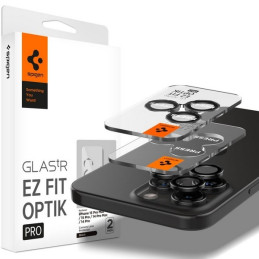 Szkło na aparat Spigen Glas.tR EZ Fit Optik do iPhone 15 Pro/15 Pro Max, 2 sztuki