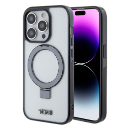 Etui Tumi Transparent Ring Stand Magsafe do iPhone 15 Pro, białe