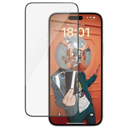Szkło na cały ekran PanzerGlass Ultra-Wide Fit + EasyAligner do iPhone 15 Plus