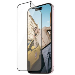 Szkło hybrydowe na cały ekran PanzerGlass Ultra-Wide Fit Matrix do iPhone 15