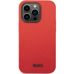 Etui Tumi Liquid Silicone do iPhone 14 Pro, czerwone